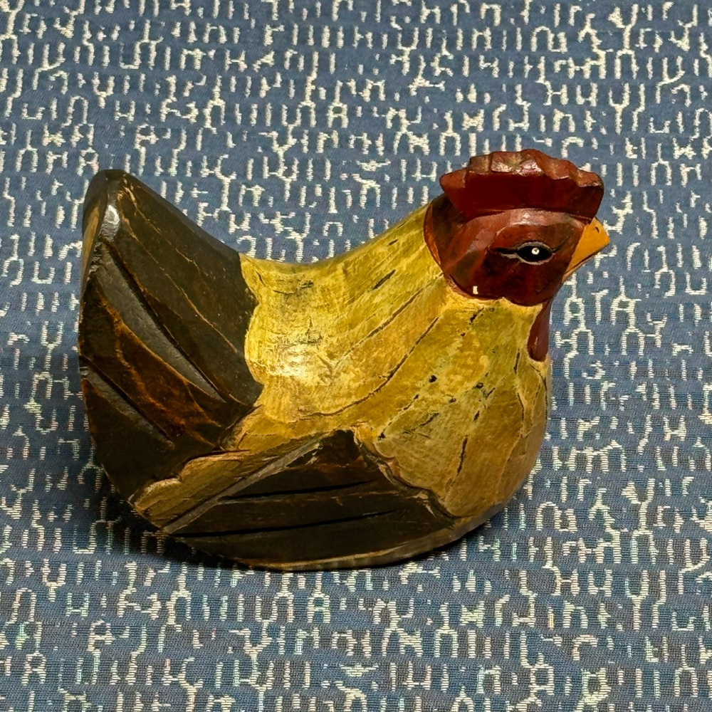 Vintage Folk Art Rustic European Farmhouse Rooster